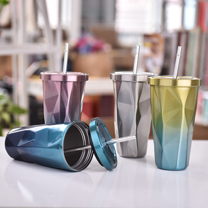 Vaso de acero inoxidable con aislamiento al vacío y color degradado