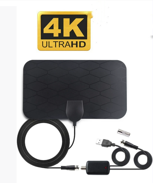 Antena de TV 4K para interiores para señal de alta definición