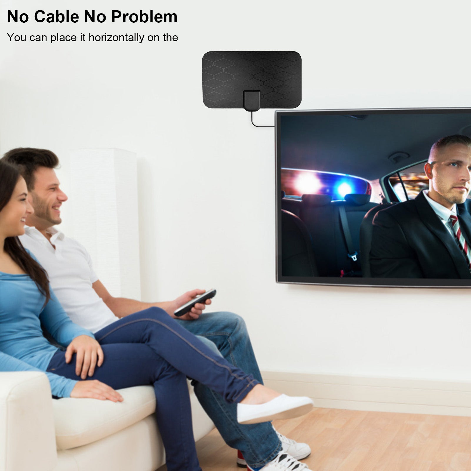Antena de TV 4K para interiores para señal de alta definición
