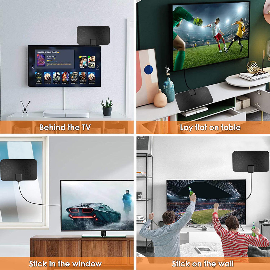 Antena de TV 4K para interiores para señal de alta definición