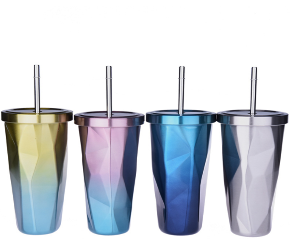 Vaso de acero inoxidable con aislamiento al vacío y color degradado