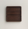Posavasos de madera aislante de nogal japonés sin pintar